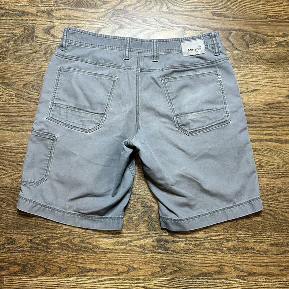 Marmot Shorts Mens 34 Gray Hiking Outdoor Adventure Lightweight Pockets - Picture 9 of 10